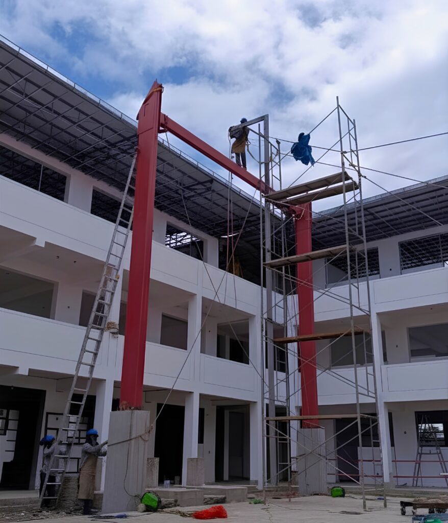 montaje de estructuras metálicas